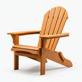 Fauteuil de jardin Adirondack 82 x 92 x 98 cm en bois marron style détente extérieur