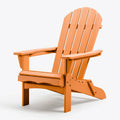 Fauteuil de jardin Adirondack 98 x 79 x 92 cm en bois orange - dossier incliné